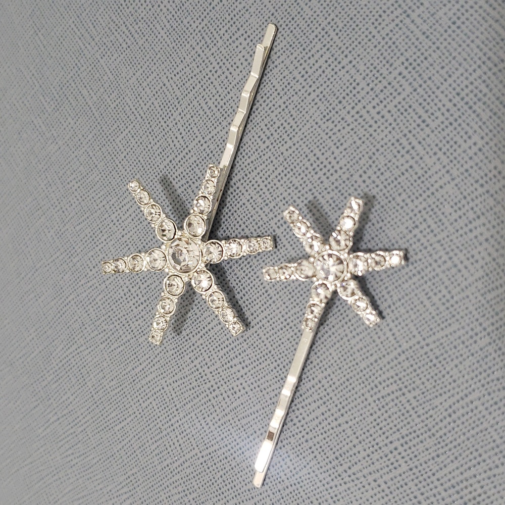 New Bobby Pin Fashion Set Crystal Rhinestone Stars Hair Accessories